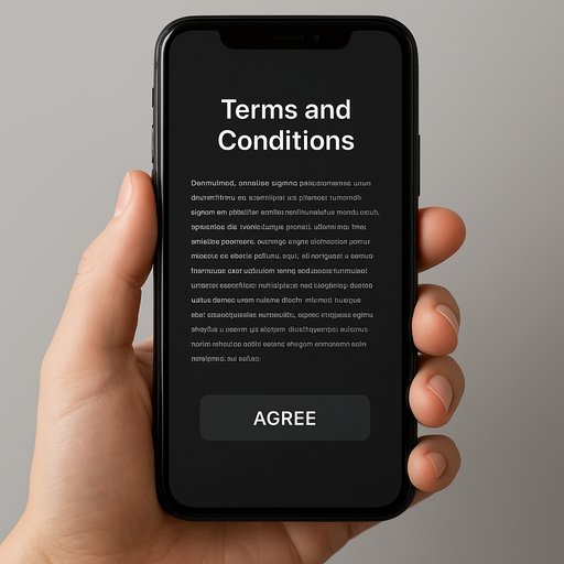 ACE444 signup screen on smartphone